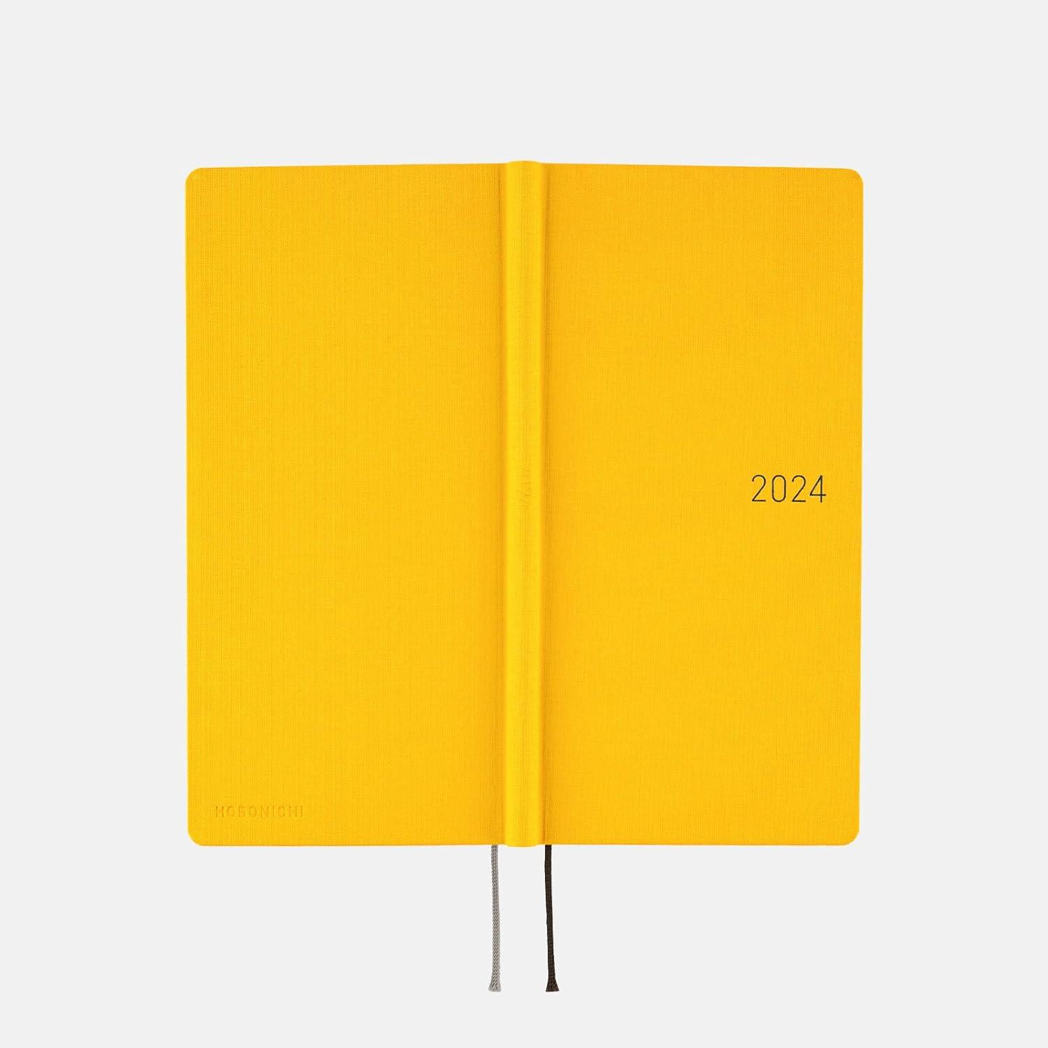 Hobonichi Techo Weeks Japanese Version 2024 Jan. Start Poppin' Yellow