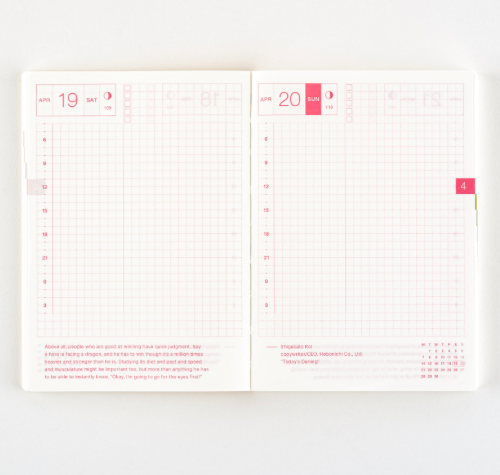 Hobonichi Techo Cousin Book A6 2025 English Version Ajanda/Planner