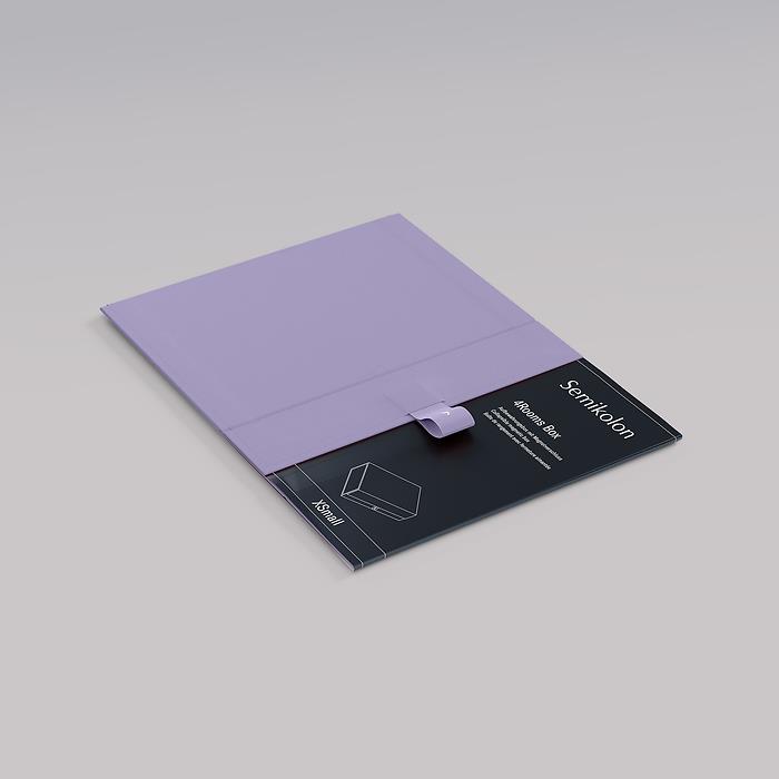Semikolon 4Rooms Box, XSmall, Lilac Silk
