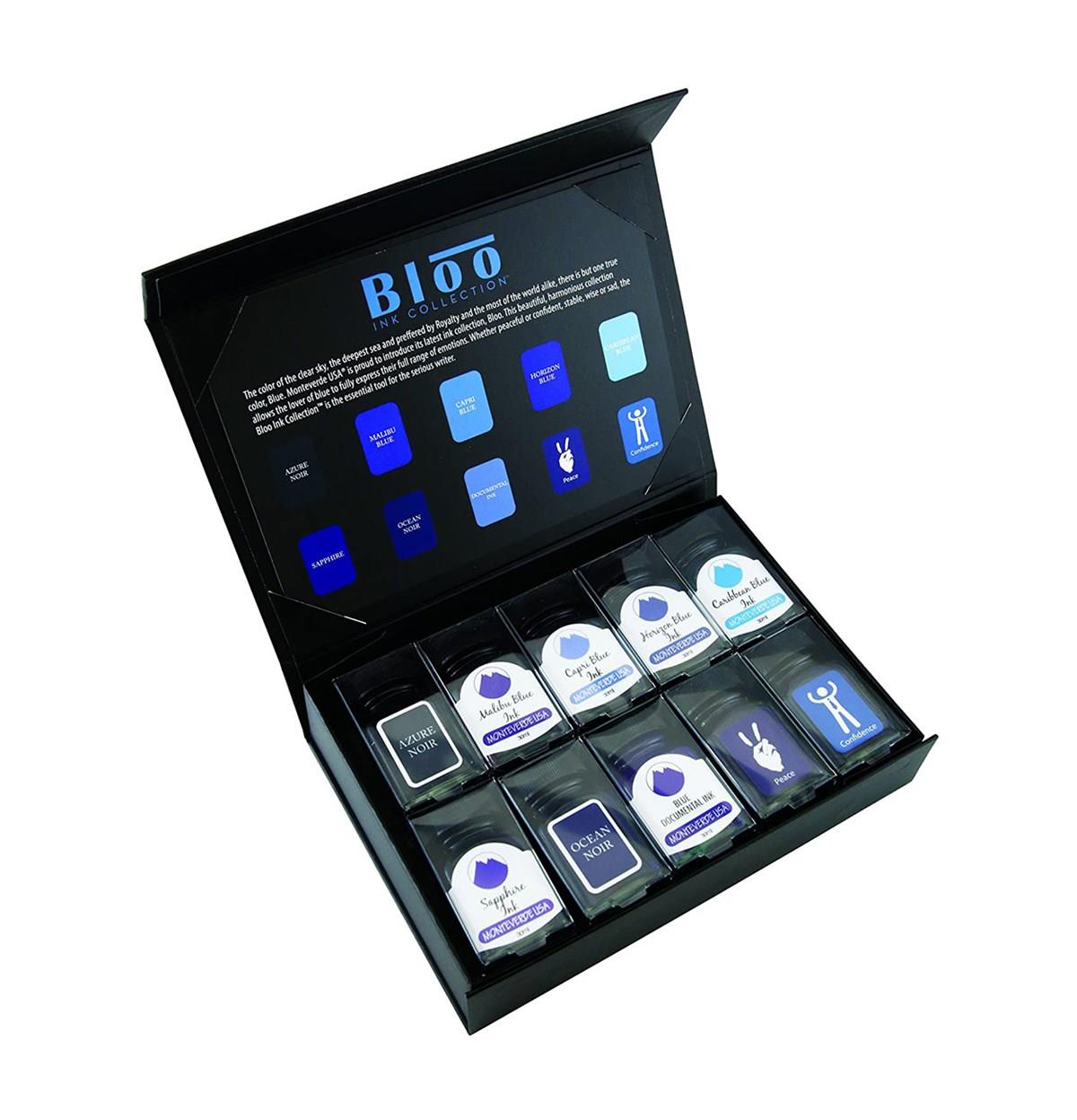 Monteverde Bloo Ink Collection 10'lu Mürekkep Hediye Seti 