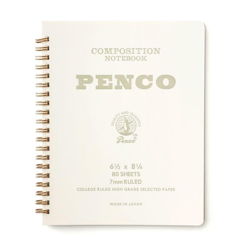 Penco Coil Composition Notebook White A5 Çizgili Telli Defter