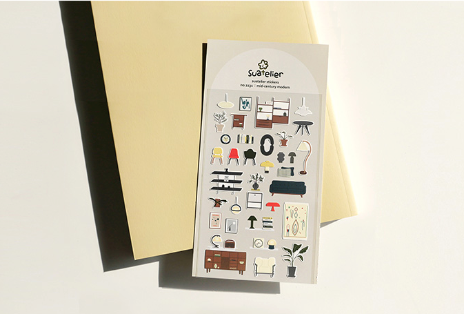 Suatelier Deco Sticker Mid-Century Modern