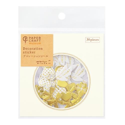 Midori sticker seal PCM decoration foil happy motif pattern