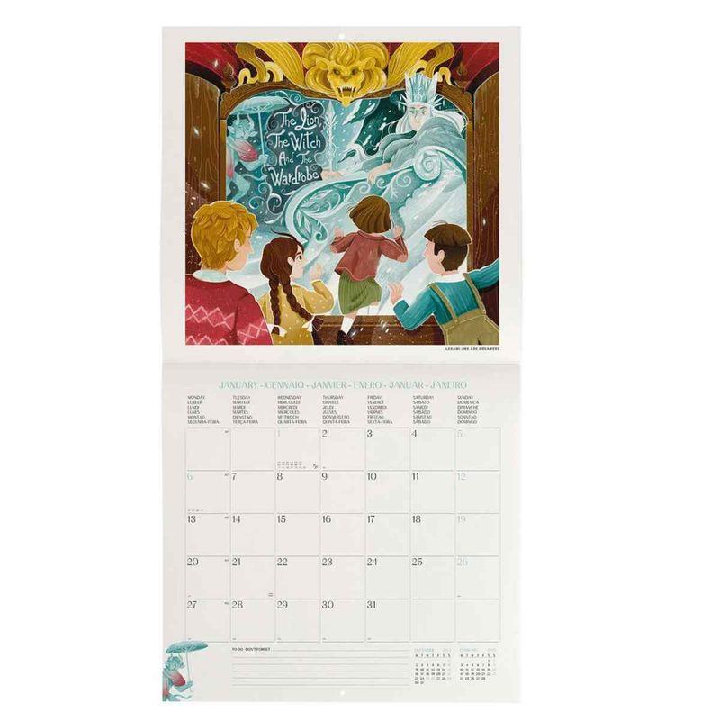Legami 2025 Once Upon A Time Wall Calendar 30 x 29 cm Duvar Takvimi