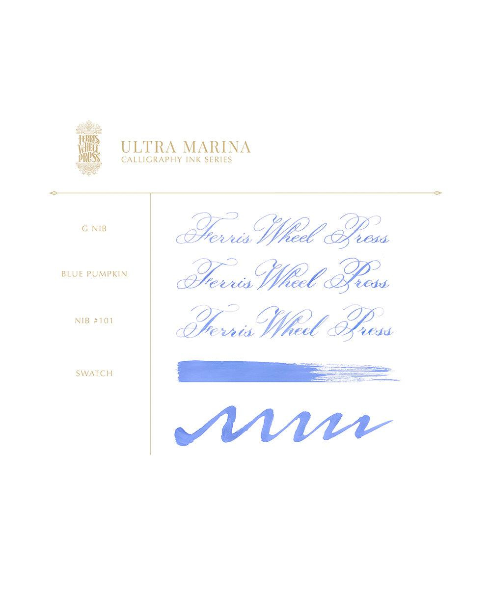 Ferris Wheel Press Ultra Marina Kaligrafi Şişe Mürekkep - 28 ml