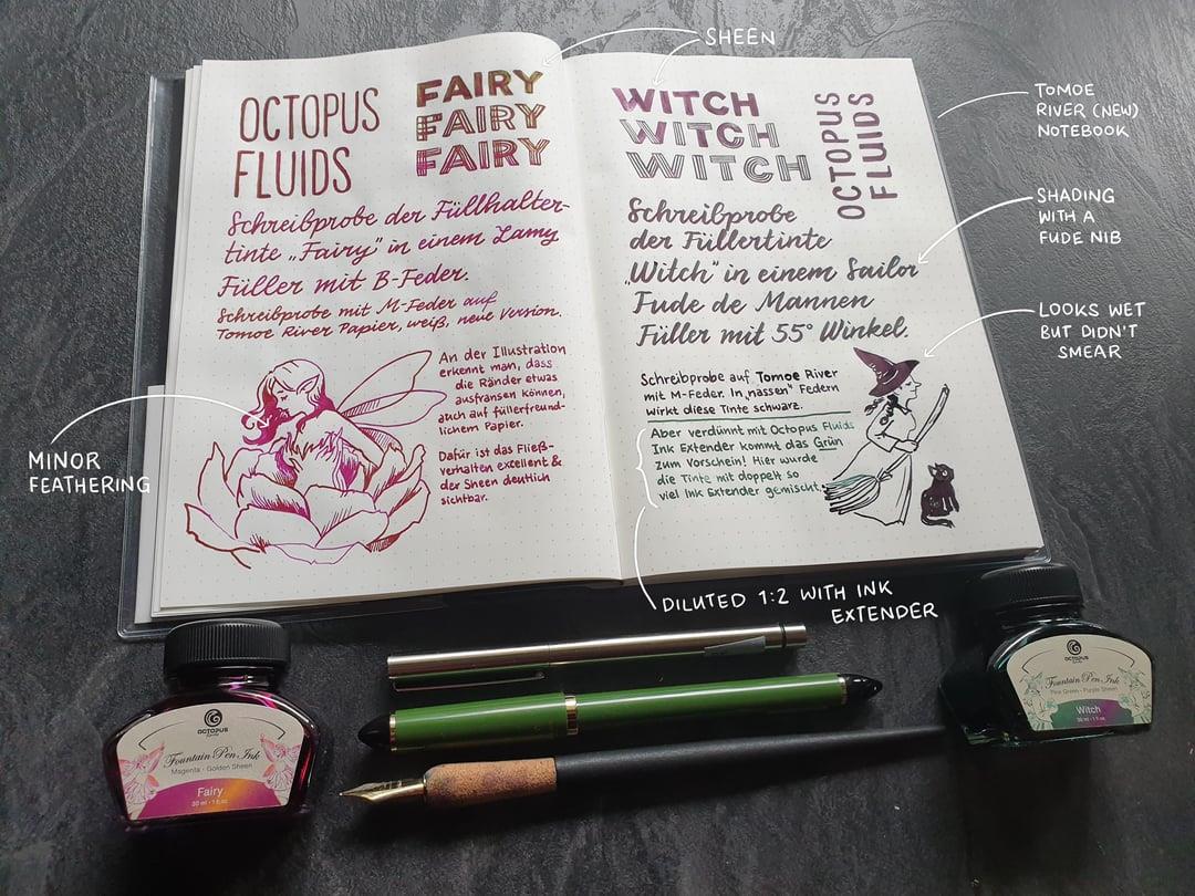 Octopus Fluids Witch Revnaklı Mürekkep 30 ml
