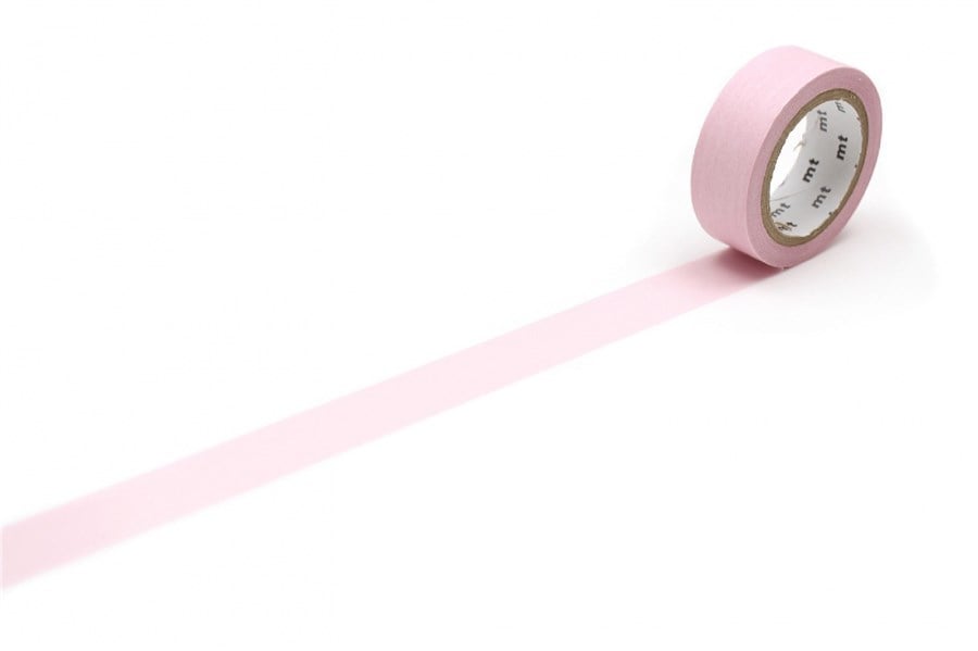 Kamo-i Masking Washi Tape 15mm×7m×8 Rolls Pastel Rose