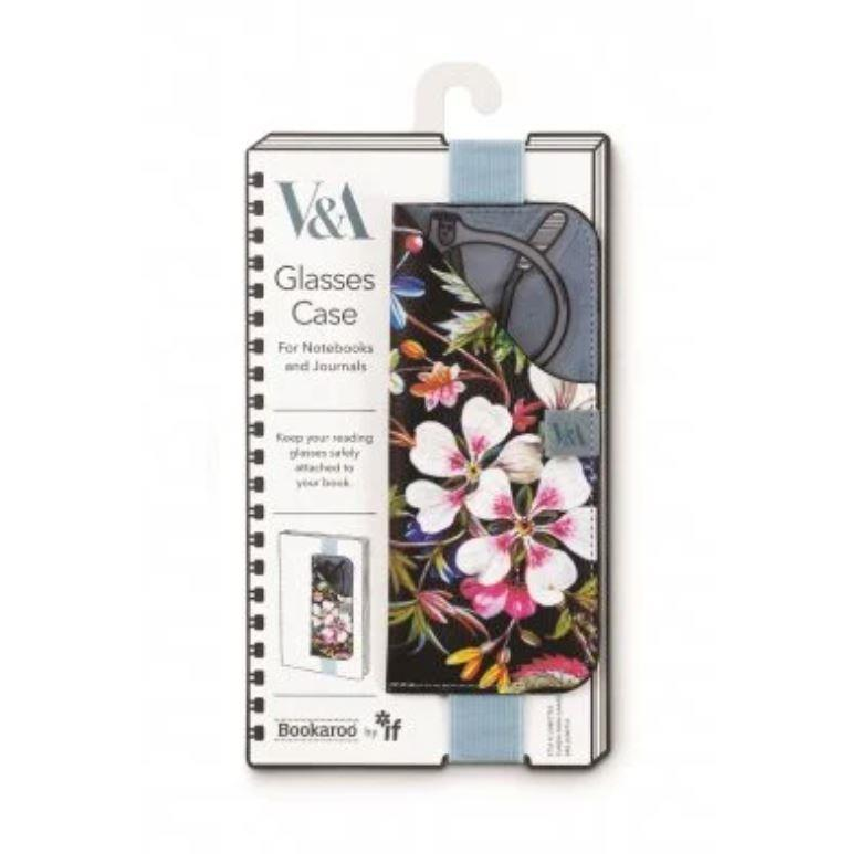 IF Bookaroo Glasses Case Lastikli Gözlük Kılıfı - Kilburn Black Floral 