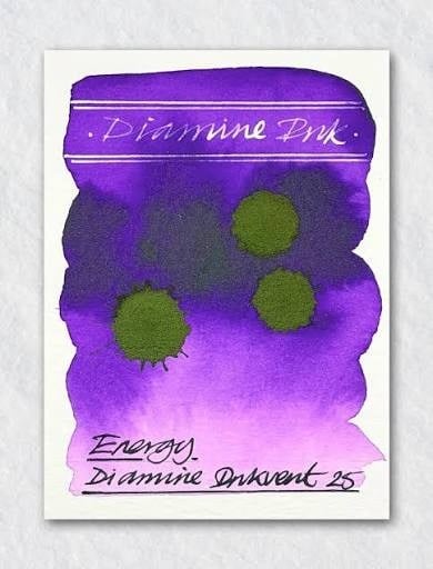 Diamine Inkvent Teal Calender Energy Sheen Mürekkep