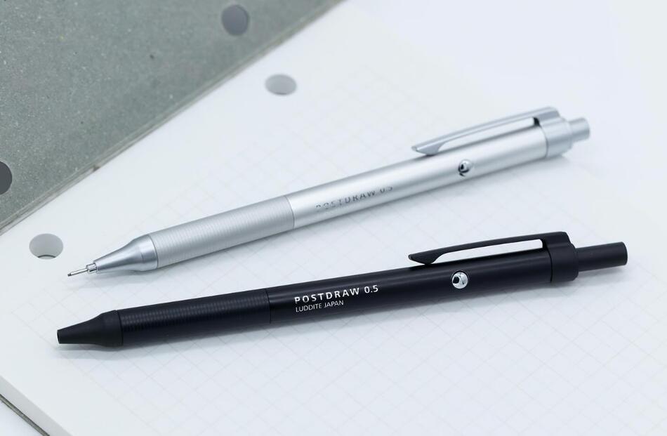 Luddite PostDraw 0.5 mm Double Knock Mekanik Uçlu Kalem Siyah