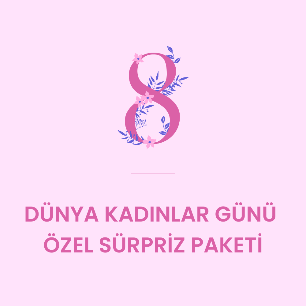 08 Mart Kadınlar Günü Özel Sürpriz Kırtasiye Paketi
