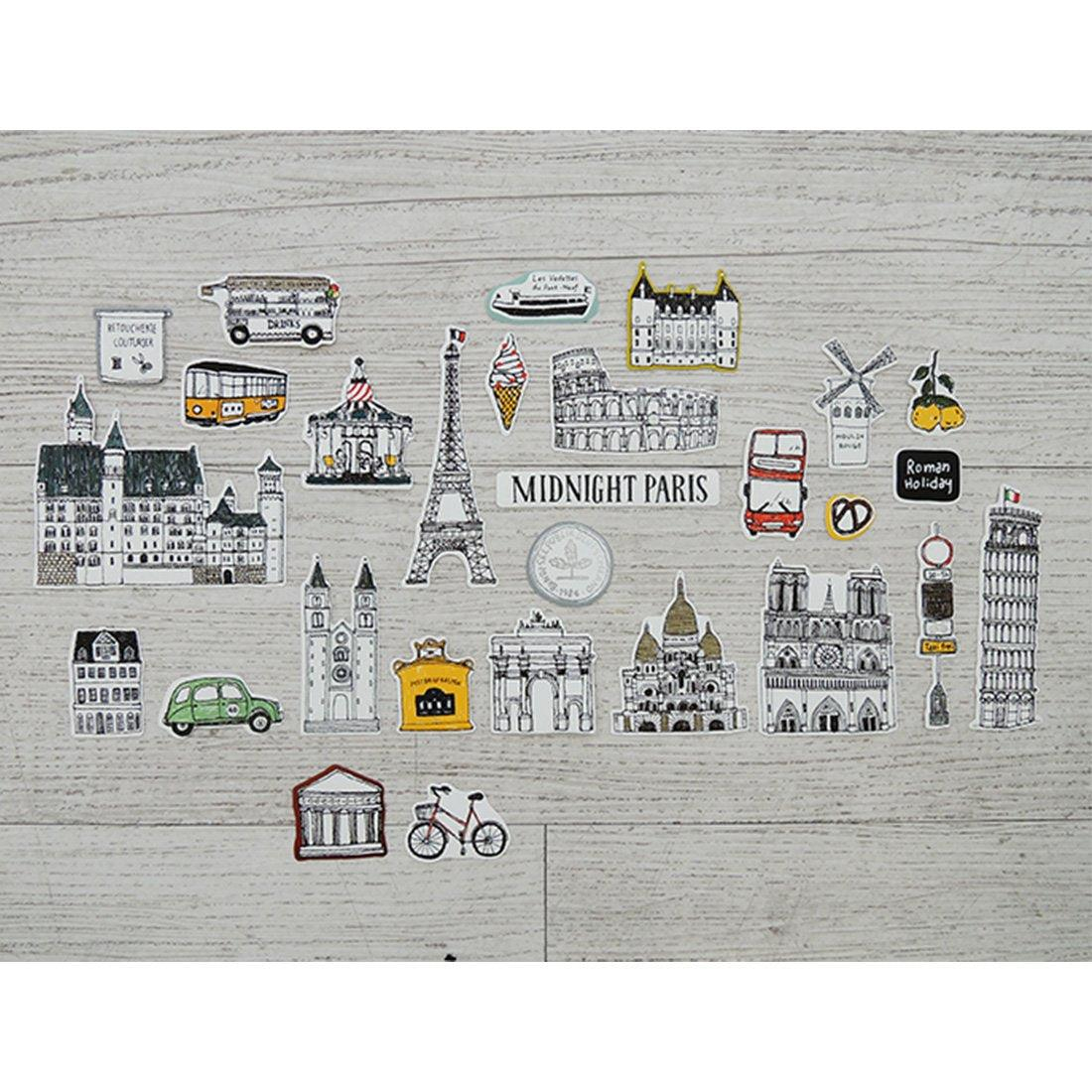 Suatelier Travel Luggage Sticker Pack Valiz Etiket Seti - Some Where