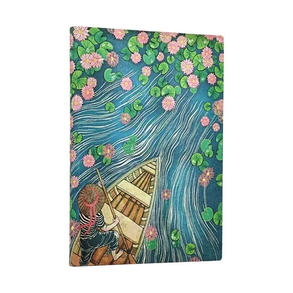 Paperblanks Lotus River Sert Kapak 13x18 cm Çizgili Defter FB1550-6