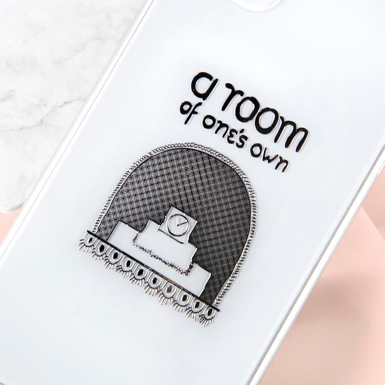 Wearingeul Book Cover Metal Sticker - A Room of One's Own