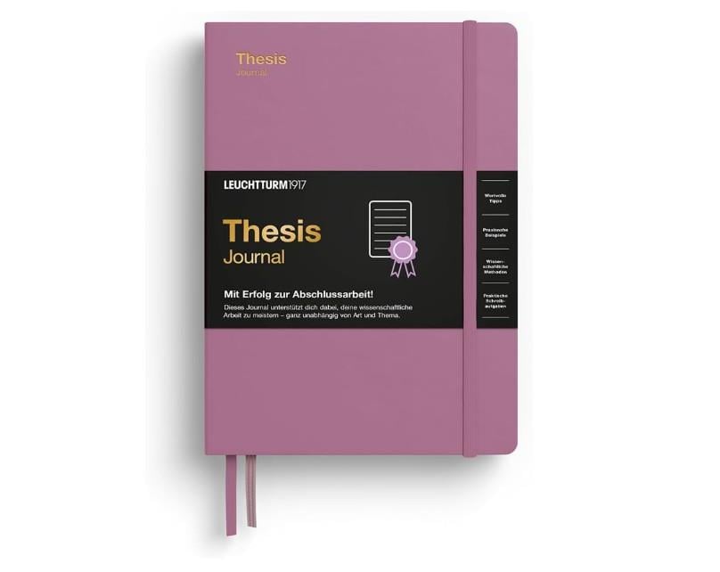 Leuchtturm1917 Thesis Journal Medium (A5), Sert Kapak, Dusty Rose, Almanca  369202