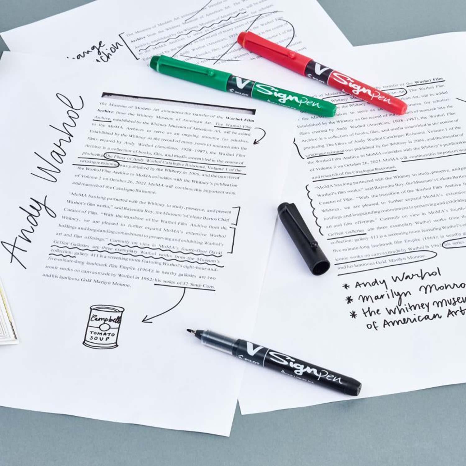 Pilot V-Signpen İmza Kalemi Siyah