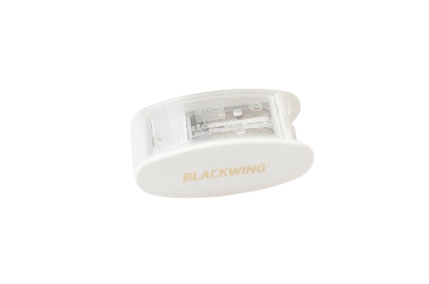 Kum x Blackwing Limited Edition Two-Step Long Point Kalemtraş Oval Beyaz 