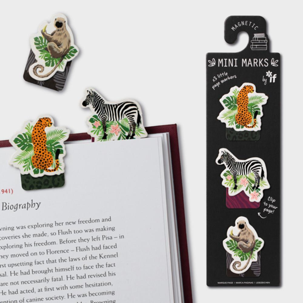 İf Mini Marks Manyetik Mini Kitap Ayracı 3'lü Animals 