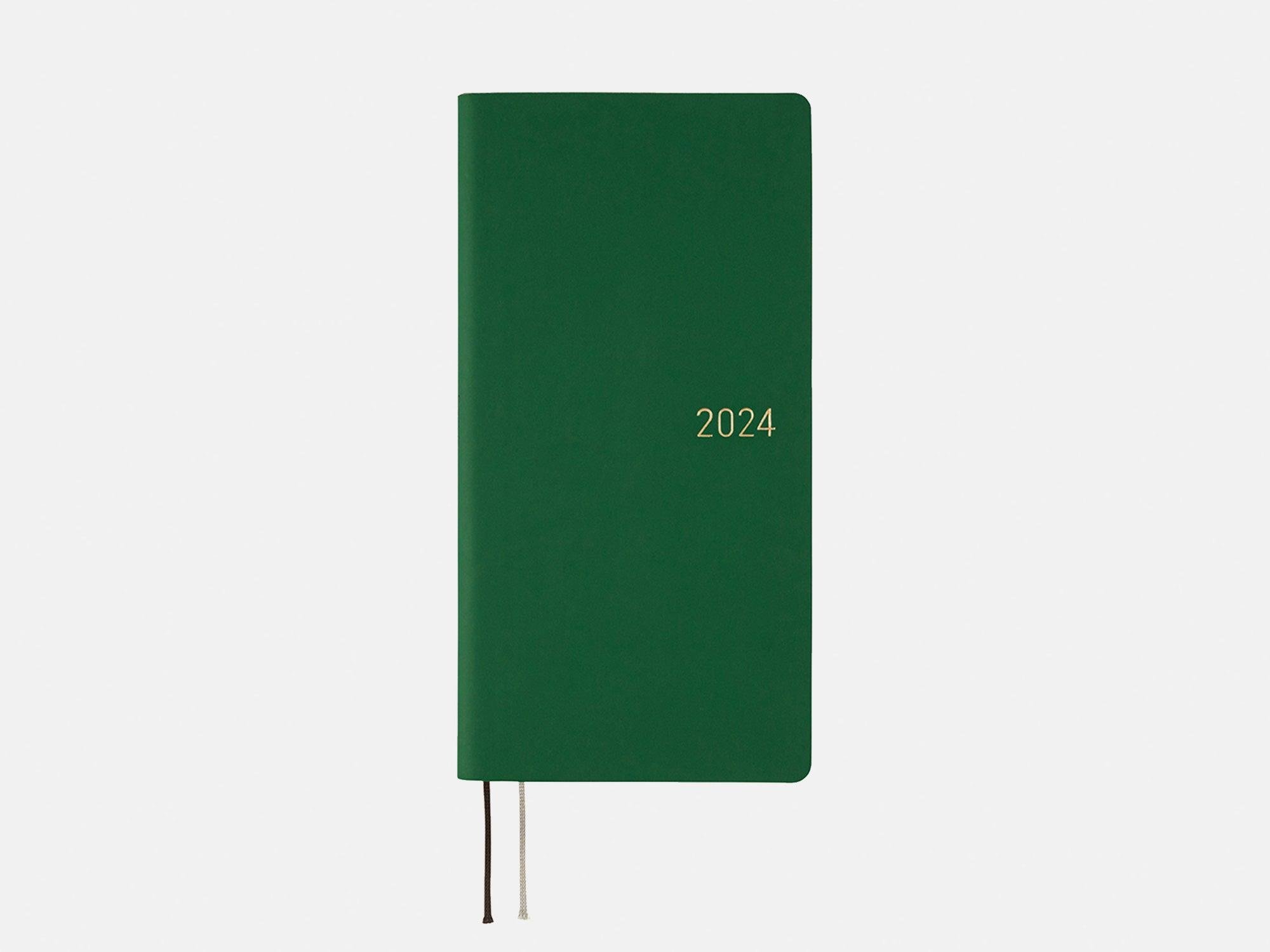 Hobonichi Techo Weeks Japanese Version 2024 Jan. Start Smooth Forest Green