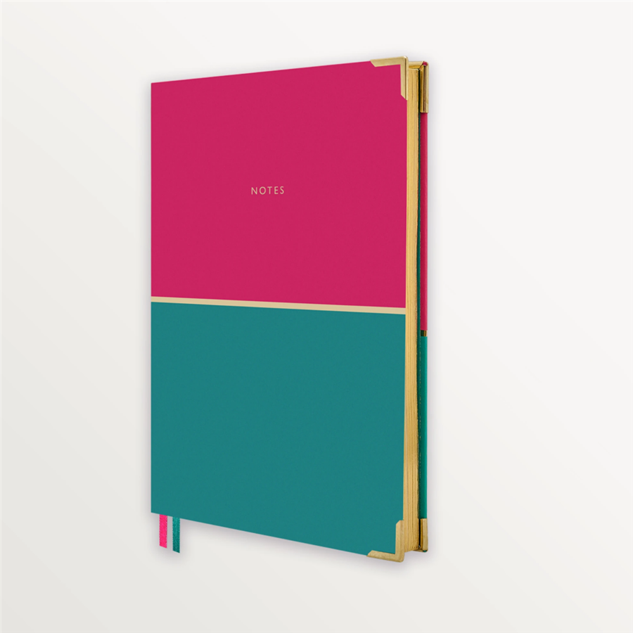Episode Colourblock Duo Teal Raspberyy B5 Kalın Defter