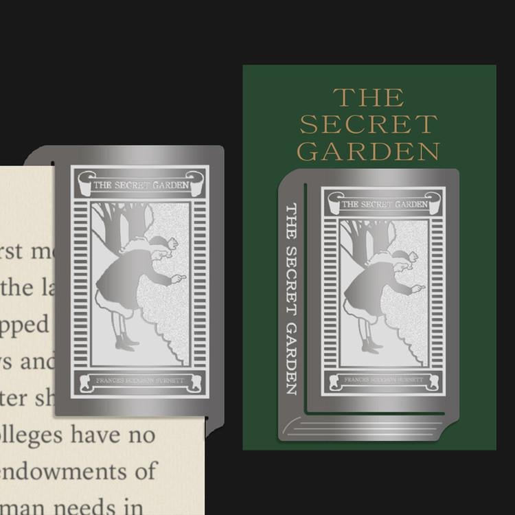 World Classic Series- The Secret Garden   Metal Kitap Ayracı