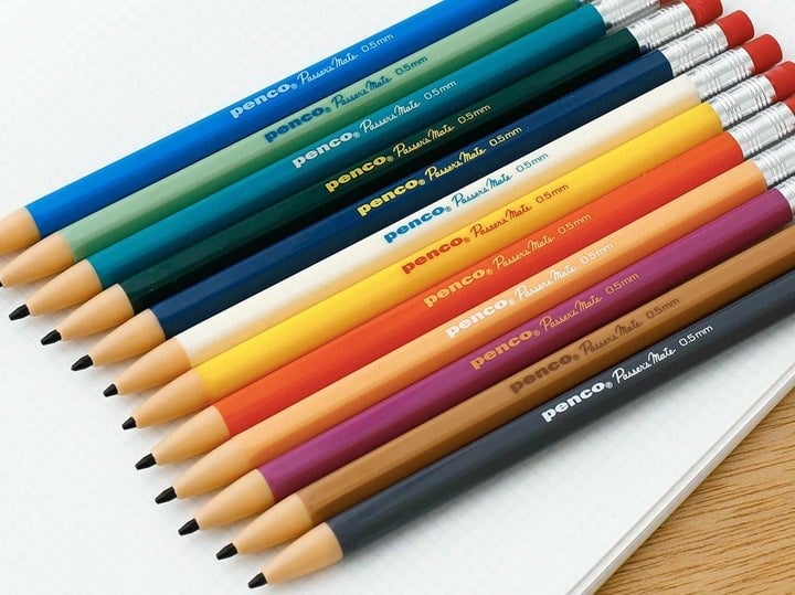 HITIDE Penco Passers-Mate  mechanical penci red orange
