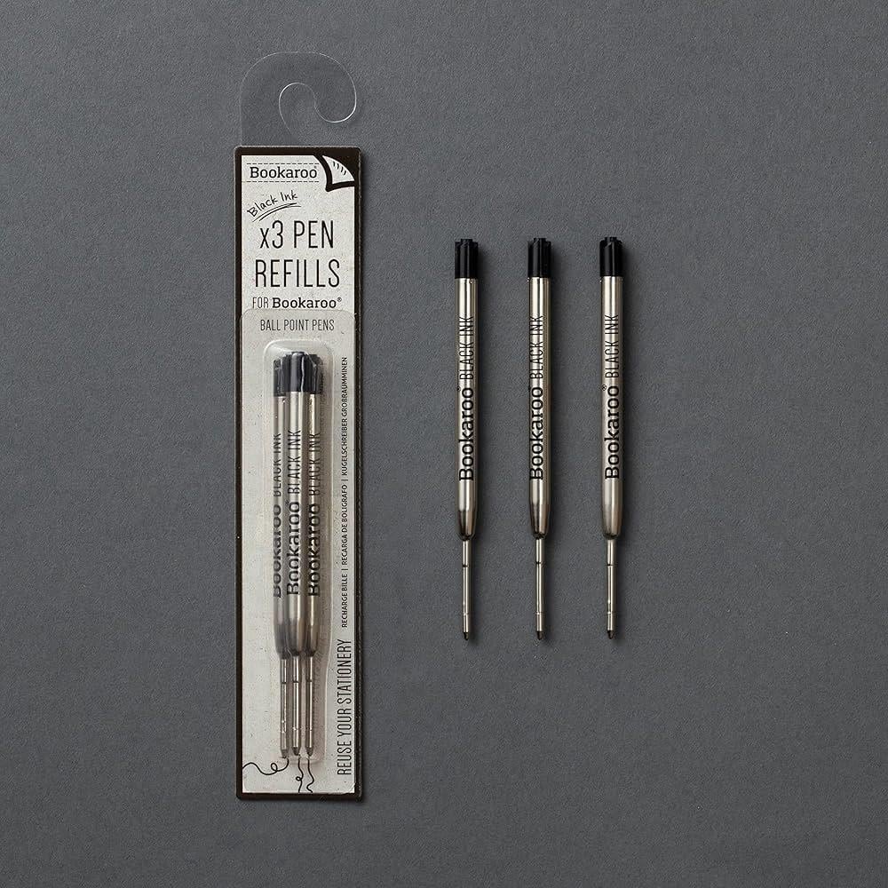 If Bookaroo Pen Refills: Black Ink Tükenmez Kalem Yedeği Siyah
