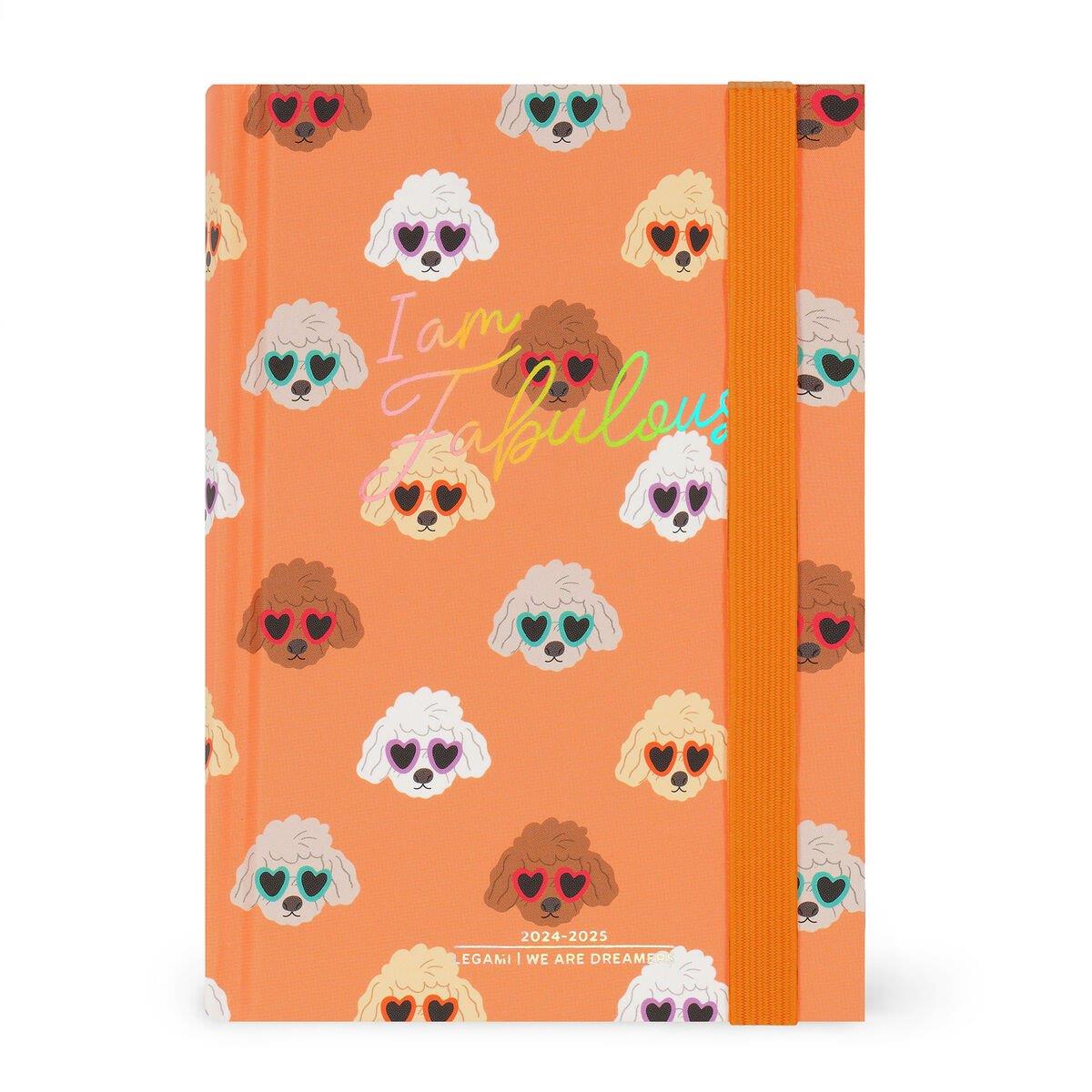 Legami Small Agenda/Planner Sept. 2024- Dec. 2025 16 Months Günlük Ajanda  Apricot Dogs