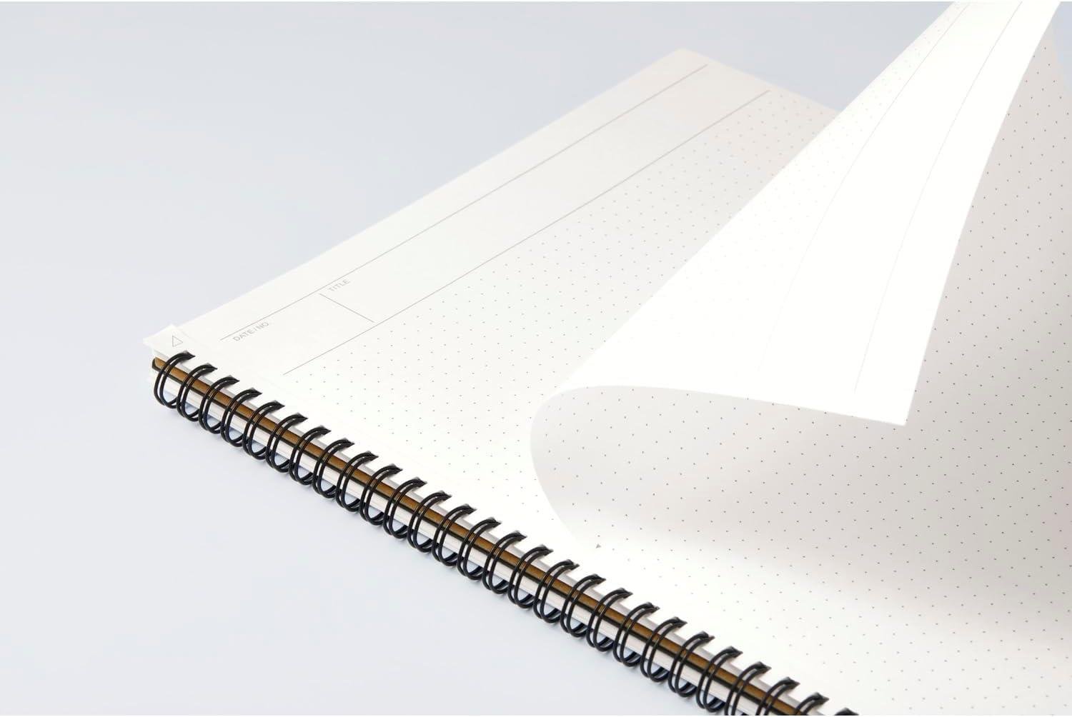 Maruman Mnemosyne N109JP Special Dolma Kalem Uyumlu Japon Noktalı Defter A4 104
