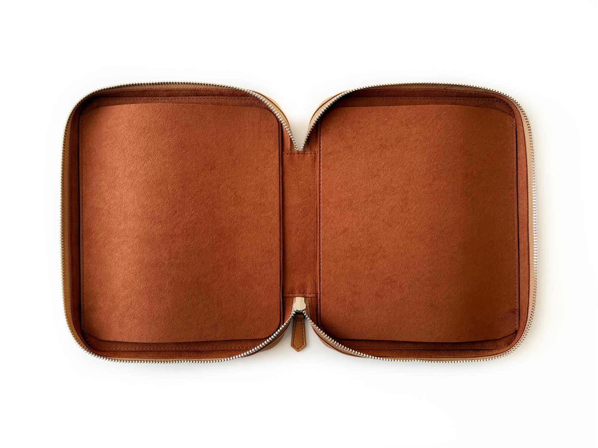 Eng Leather Vegan Apple Skin Sahra - Dark 18 li Kalem Kılıfı