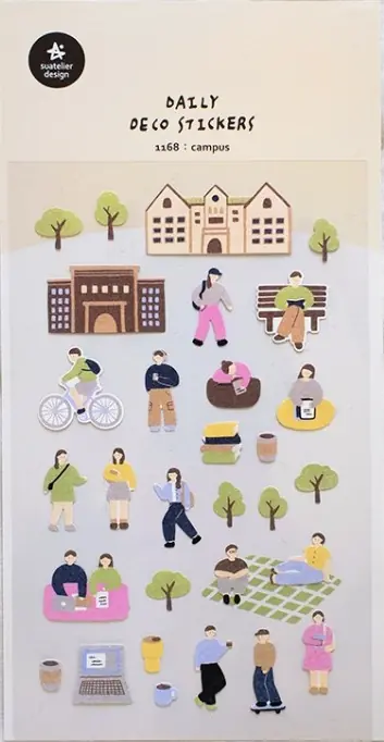 Suatelier Deco Sticker Seti Campus