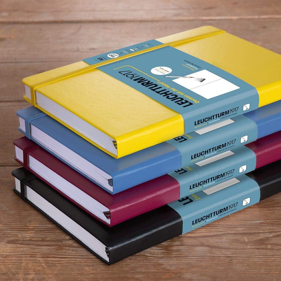 Leuchttrumm 1917 Sketchbook Square Sert Kapak 150 gr Eskiz Defteri Stone Blue 366155