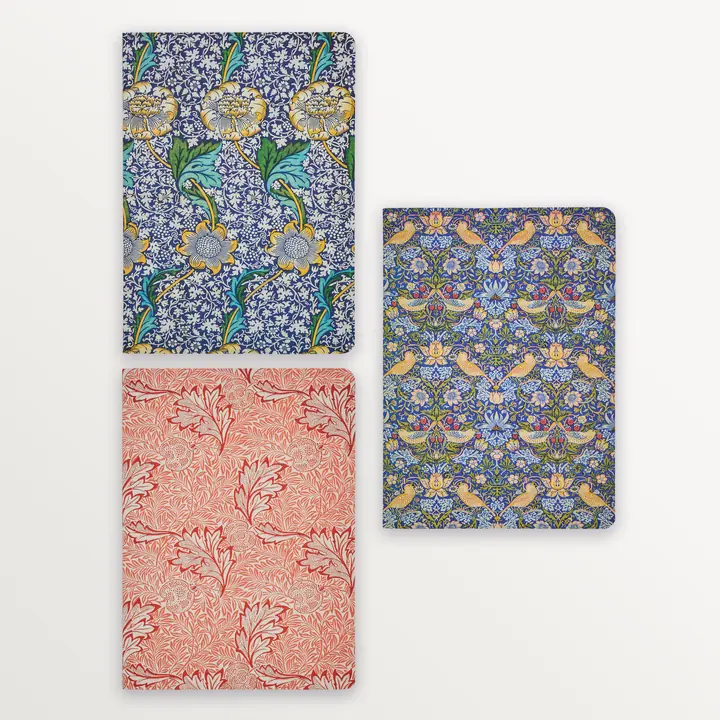 EPISODE GALLERY MORRIS SET OF 3 A5 NOTEBOOKS
