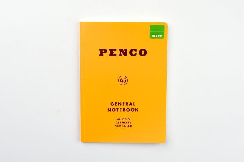 Penco General Notebook A5 Çizgili Defter Yellow