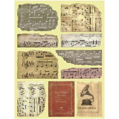 DieCut Seal Music Notes 60 Adet