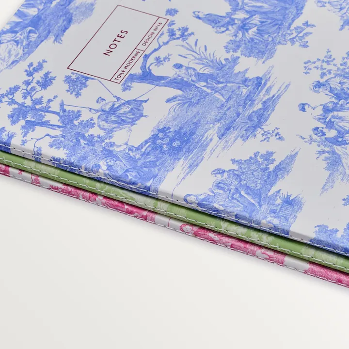 EPISODE TOILE MODERNE COULEURS VIVES SET OF 3 A5 NOTEBOOKS