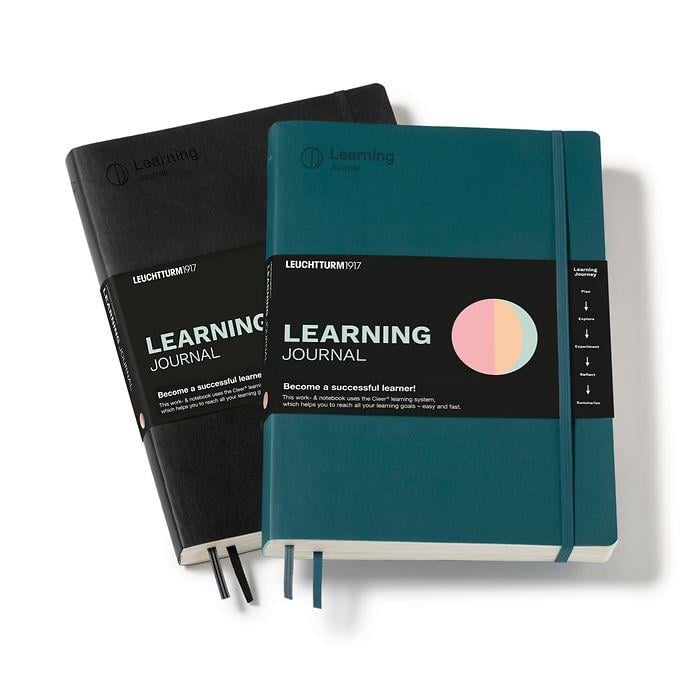 Leuchttrum 1917 Learning Journal Composition (B5), Flexcover, Black, 367497