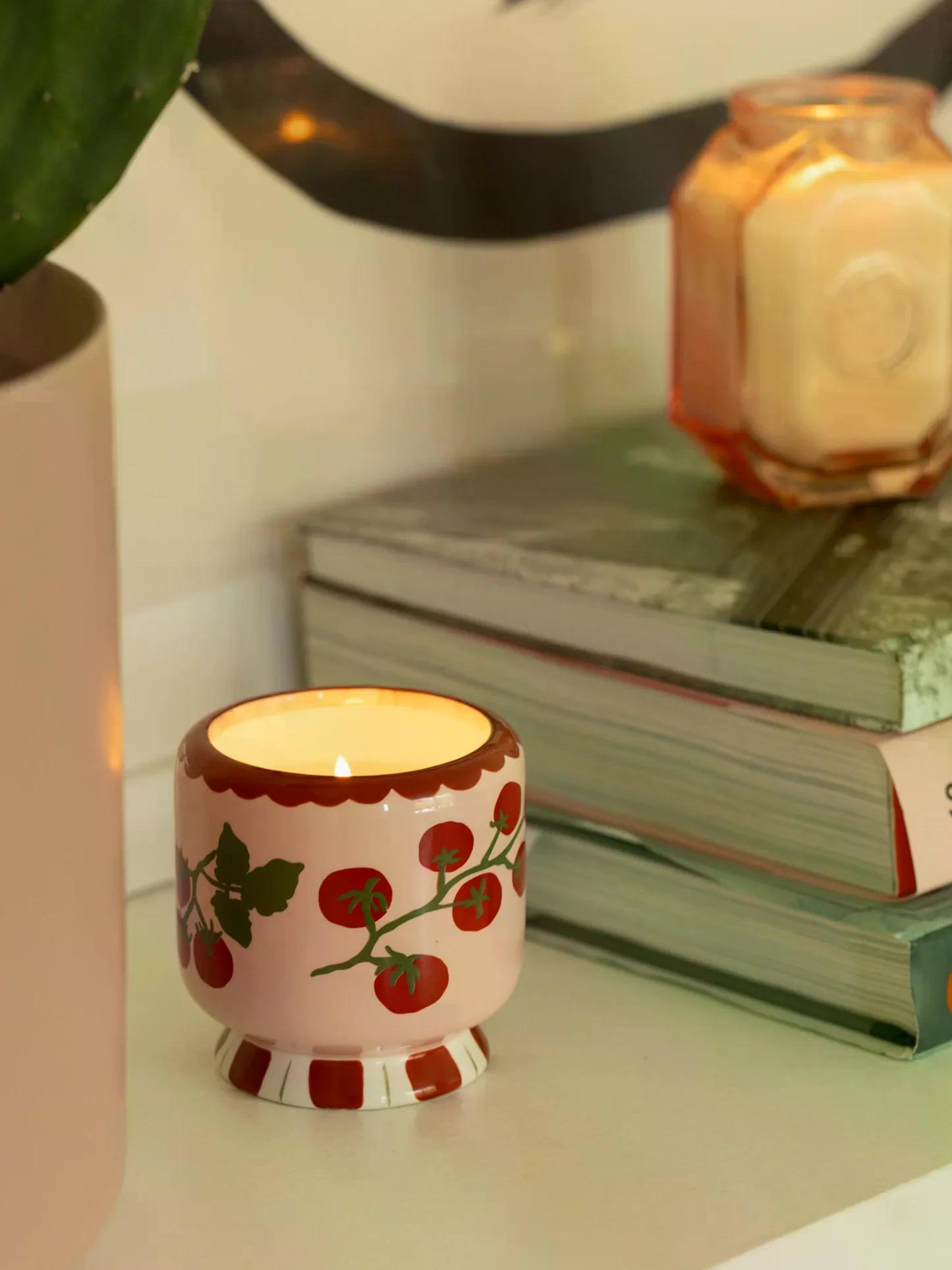 Paddywax A Dopo Luxury Artisan El Boyaması 226g Mum  - Heirloom Tomato - Eucalyptus, White Peppercorn