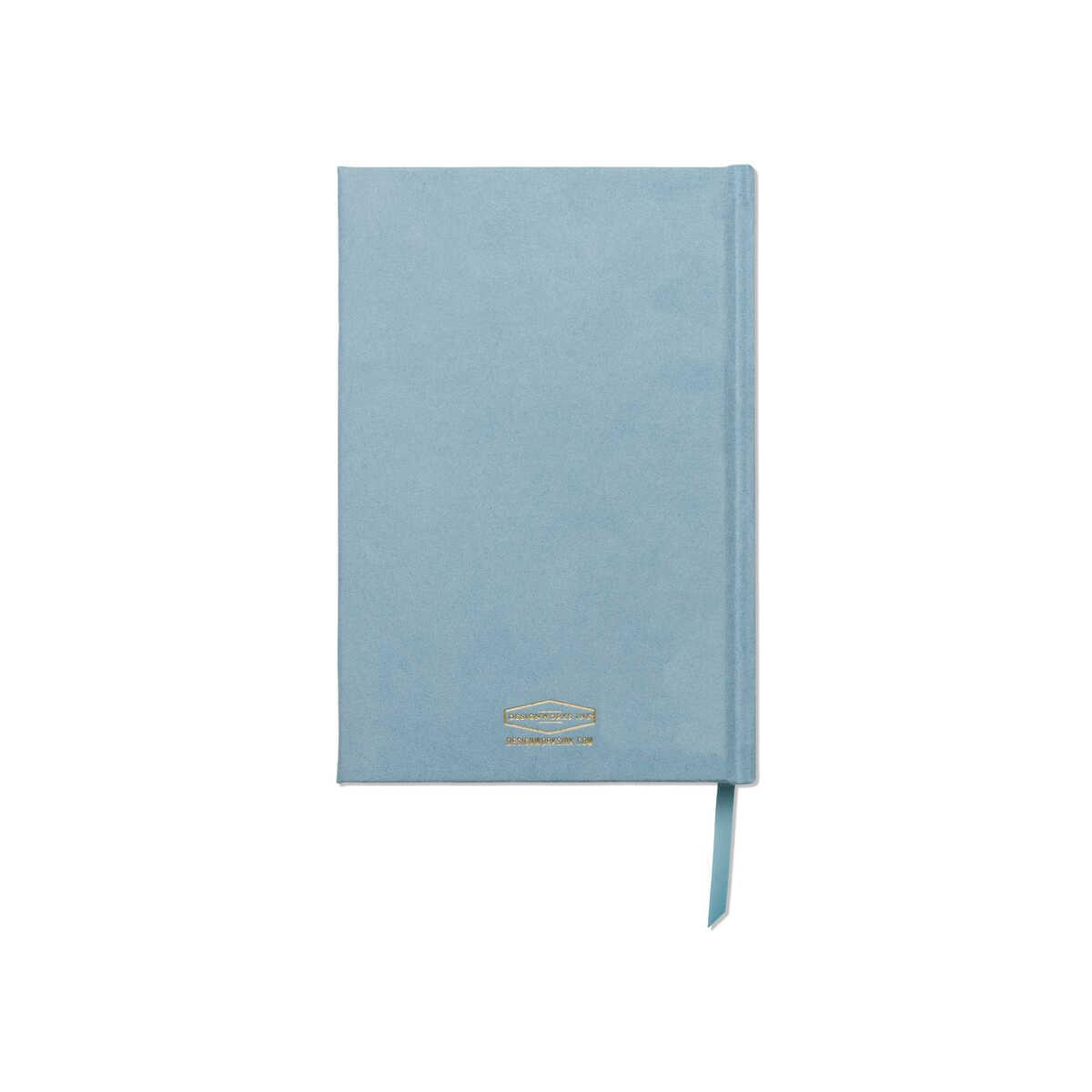 DesignWorks Ink Suedette Hardcover Journal - Santorini
