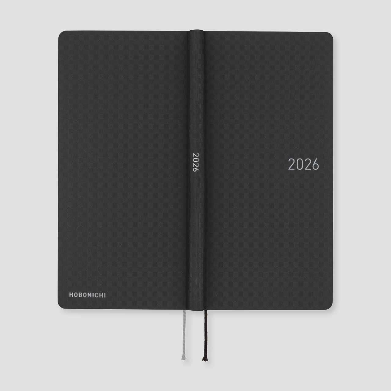 Hobonichi Ajanda Techo Weeks - English - Paper Series: Black Gingham - 2026 Jan Start