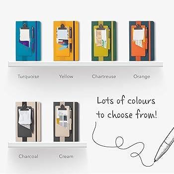 IF Bookaroo Clipboard Klipsli Lastikli Kalemlik Turuncu