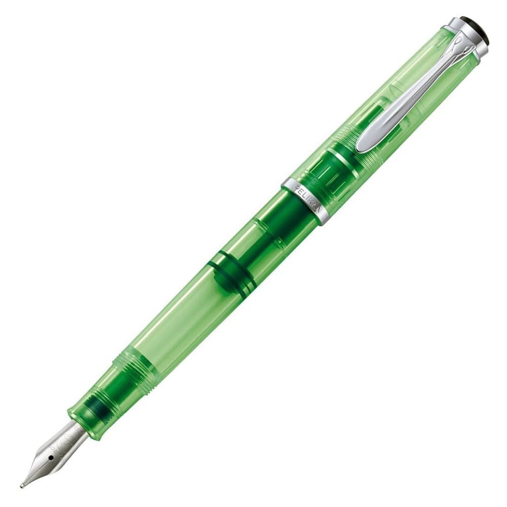 Pelikan Classic M205 Duo Highligter Yeşil Dolma Kalem Seti EF Uç