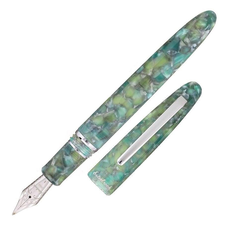 Esterbrook Estie Dolma Kalem Sea Glass Palladium Extra Fine