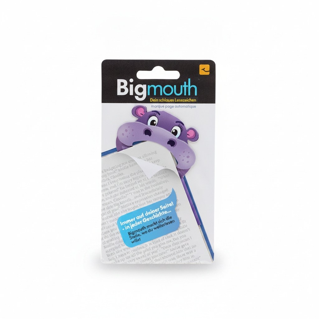 Flexilight Bigmouth Bookmark Hippo - Kocaağız Kitap Ayracı Hippo
