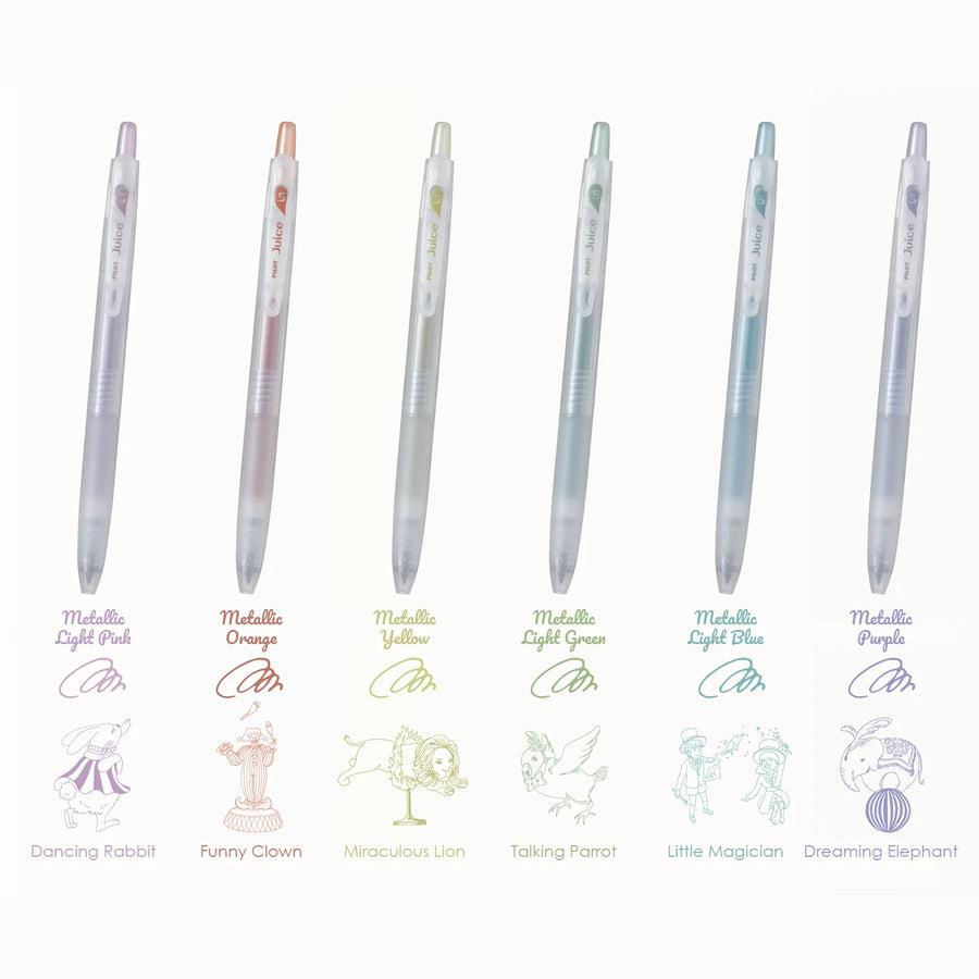 Pilot Juice Limited Edition Circus Series 0.5 mm Jel Kalem Metallic Pink