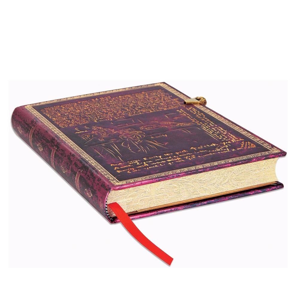 Paperblanks The Bronte Sisters Çizgisiz Sert Kapak Kilitli Journal, 18 × 23 cm 120gr Defter