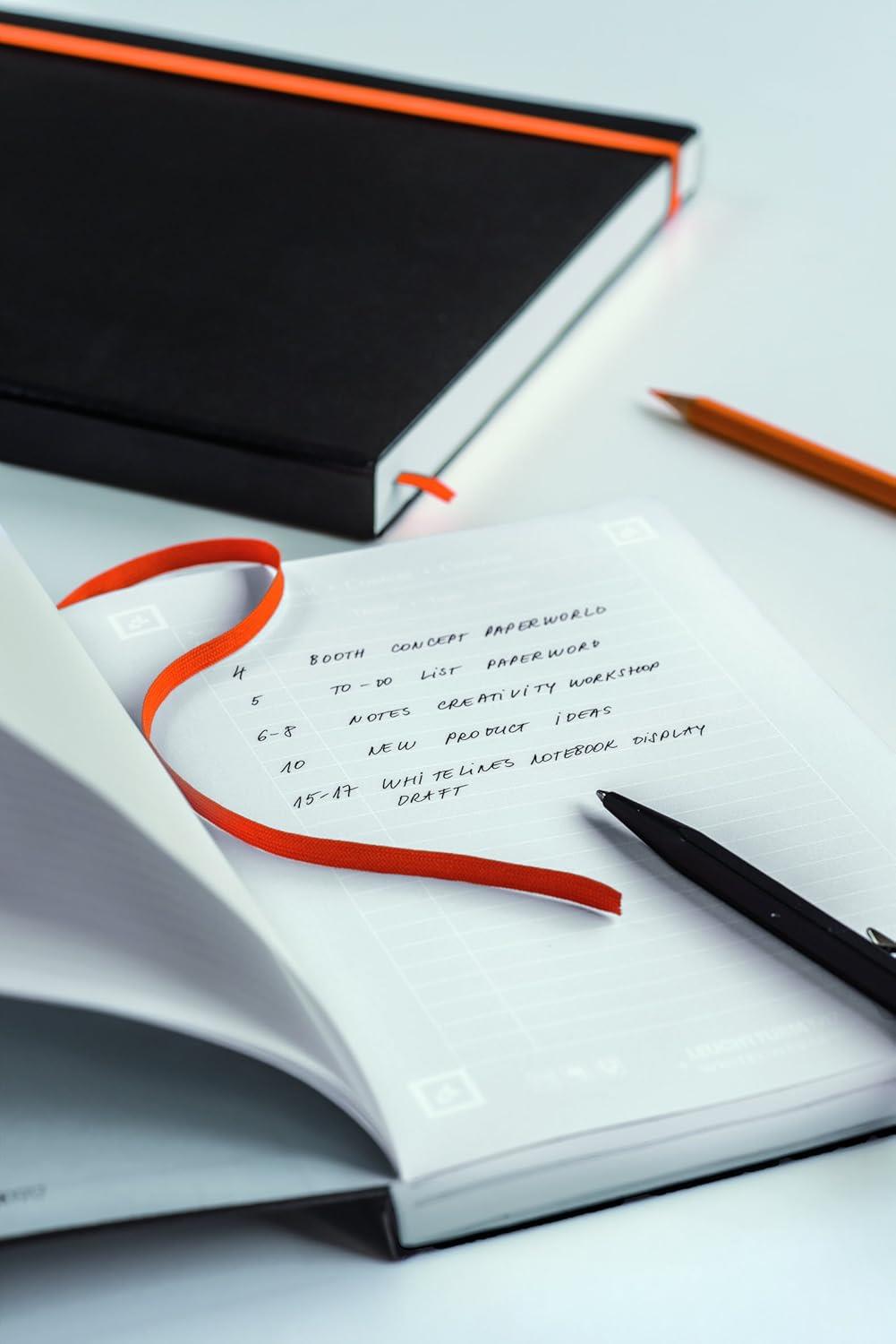 Leuchttrum1917 x WhiteLinesLinks  Limited Edition Master Slim (A4+) 60 Sayfa Çizgili Sert Kapak Defter 345313