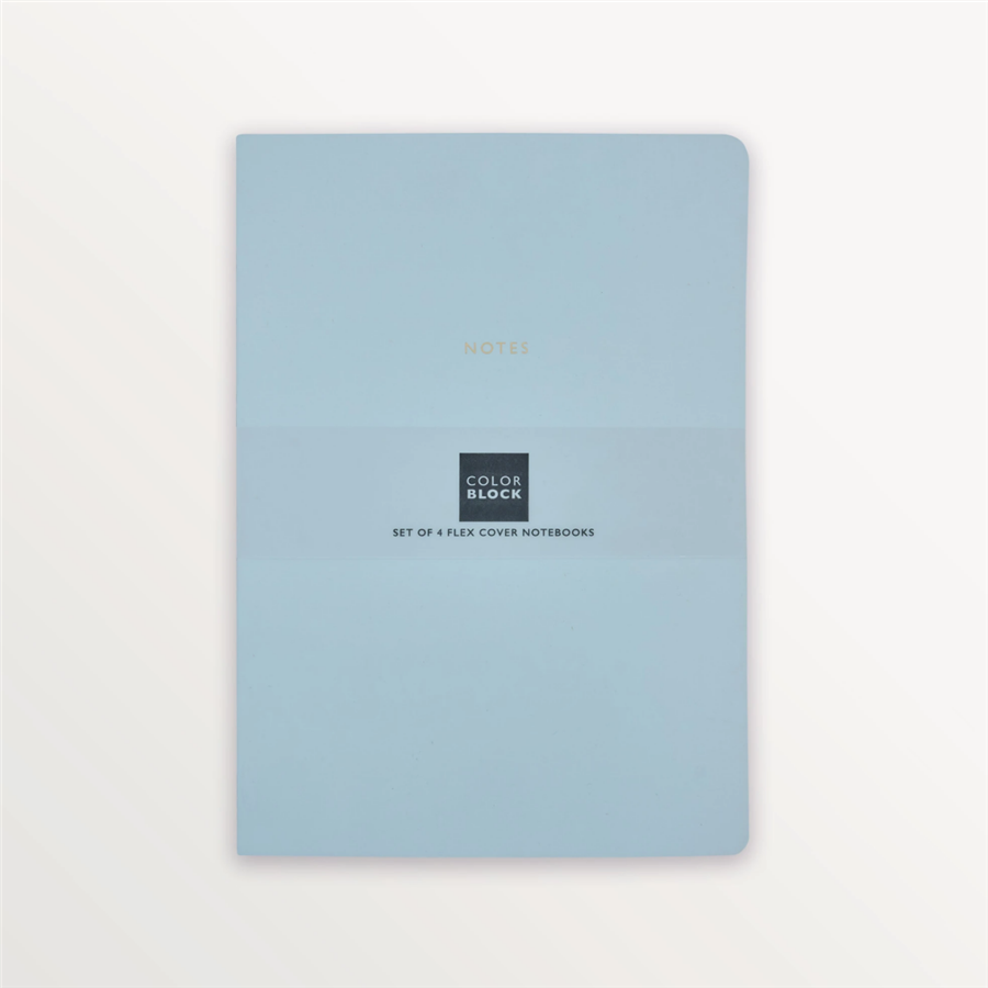 Episode Colourblock Uno Blue Hues  4'lü B5 Defter