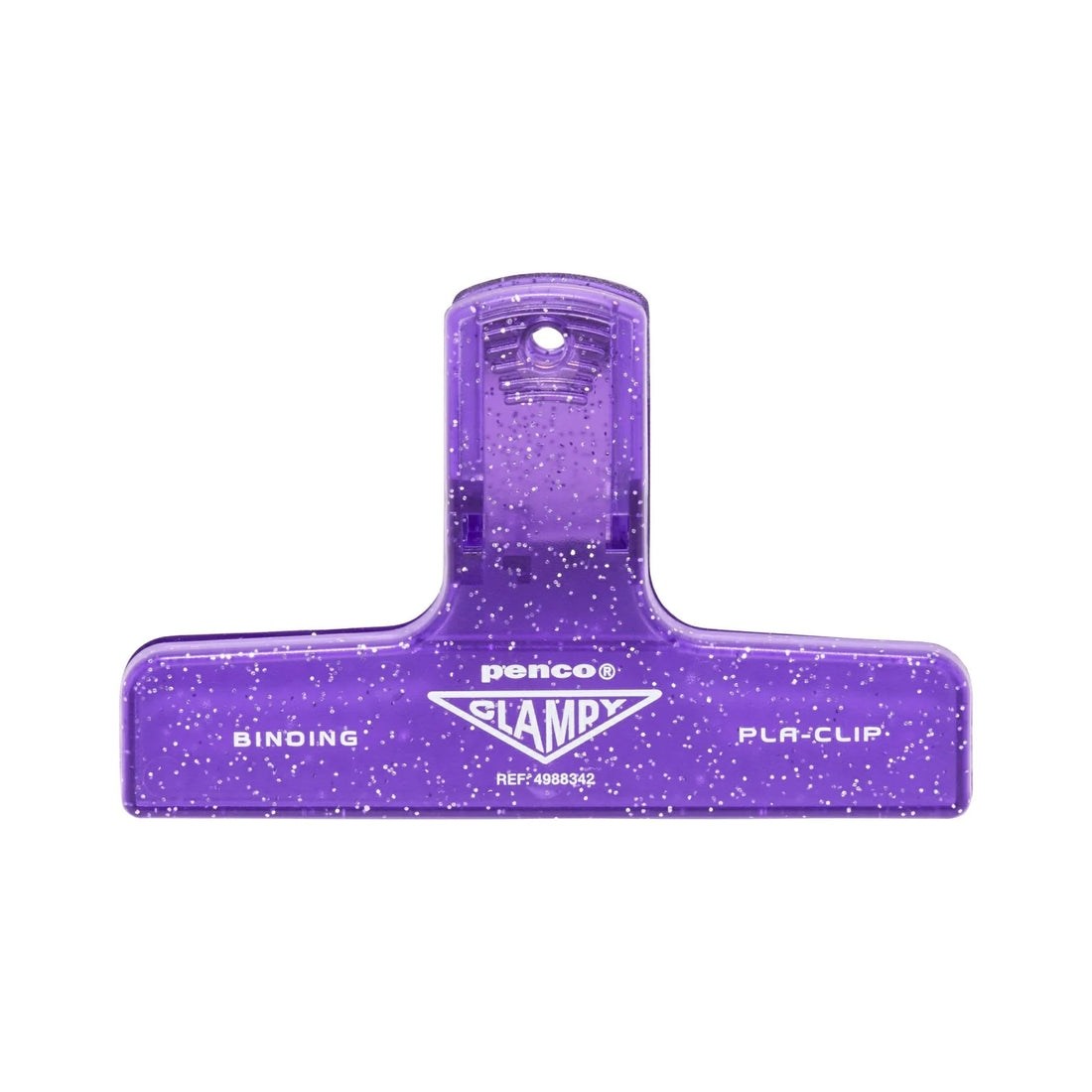 Penco Clampy Glitter Plastic Klips Purple