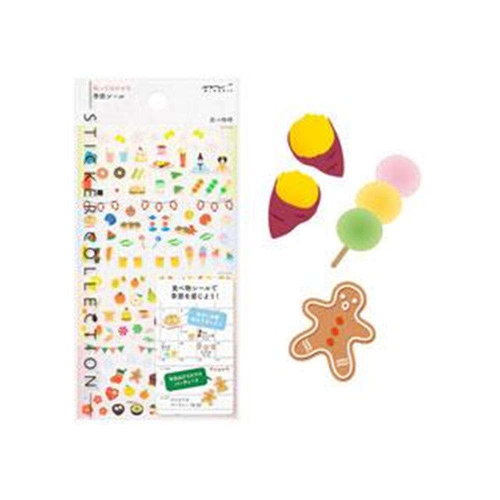 Midori sticker season food pattern